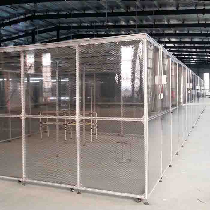 千級潔凈棚支撐架方通選擇鋁合金,制作美觀大方。